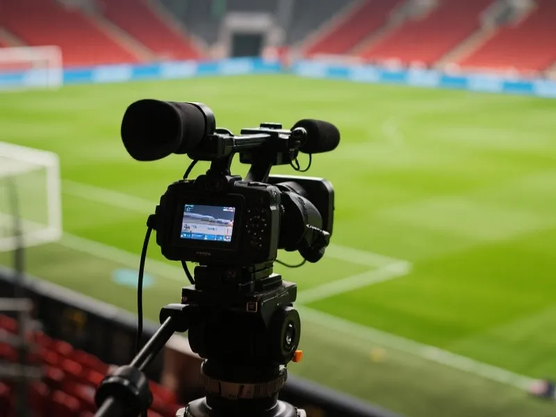 高清足球转播摄像机