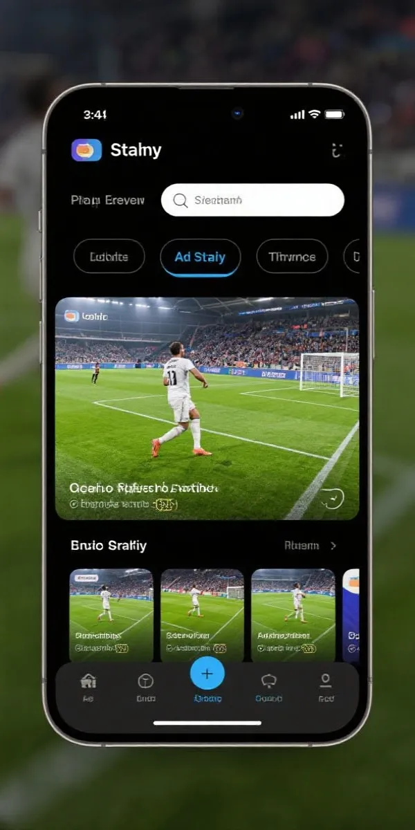 世界杯手机电视App界面